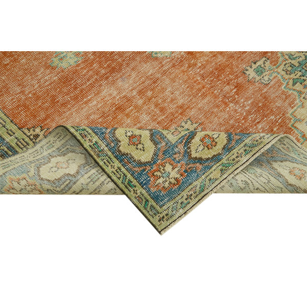 Latitude Vive Vintage Beige Vintage Wool Cotton Hand Woven Area Rug